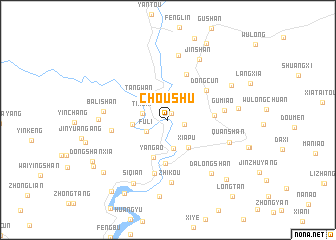 map of Choushu