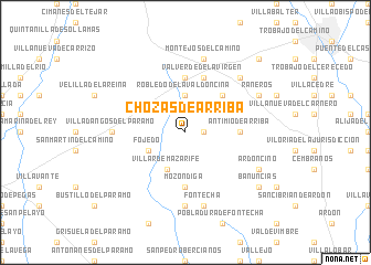 map of Chozas de Arriba