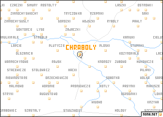 map of Chraboły