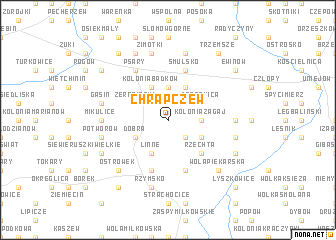 map of Chrapczew
