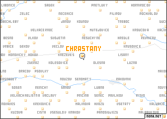 map of Chrášťany