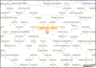 map of Chrášťany