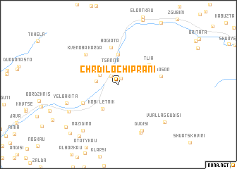 map of Chrdilo-Chiprani