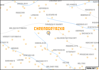 map of Chrënogryazka