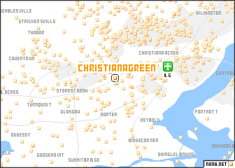 map of Christiana Green