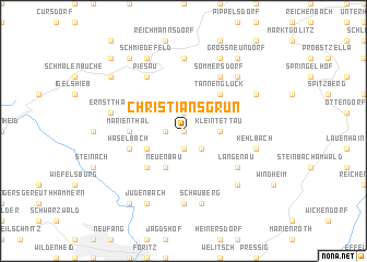 map of Christiansgrün