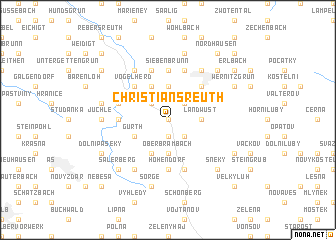 map of Christiansreuth