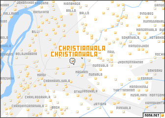 map of Christiānwāla