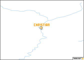 map of Christian