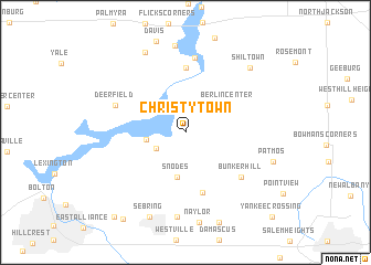 map of Christytown