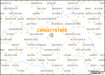 map of Chrusty Stare