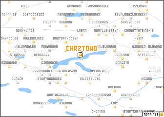 map of Chrztowo