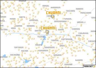 map of Chuam-ni