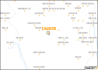 map of Chuaña