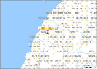 map of Chuang-wei