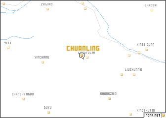 map of Chuanling