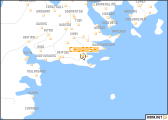 map of Chuanshi