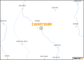 map of Chuantouba