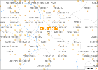 map of Chuatroj