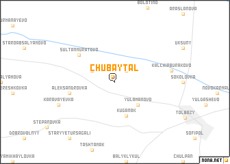 map of Chubay-Tal