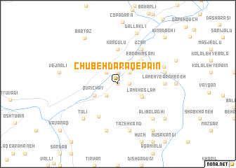 map of Chūbeh Daraq-e Pāʼīn