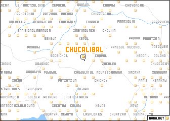 map of Chucalibal