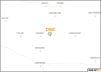 map of Chuc