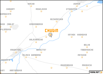 map of Chudin