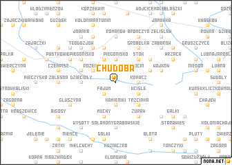 map of Chudoba