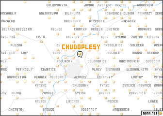 map of Chudoplesy