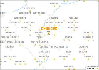 map of Chudovo