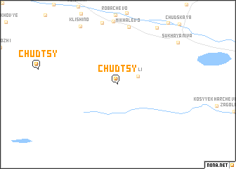 map of Chudtsy