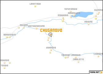 map of Chuganovo