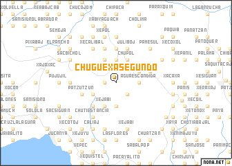 map of Chugüexá Segundo