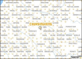 map of Chu-hsing-k\
