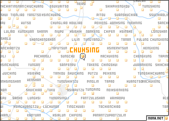 map of Chü-hsing