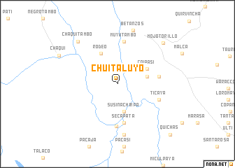 map of Chuitaluyo
