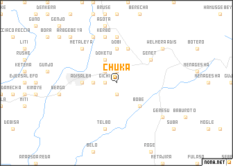 map of Chʼuka