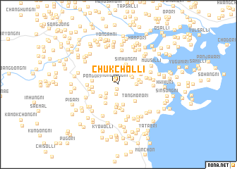 map of Chukchŏl-li