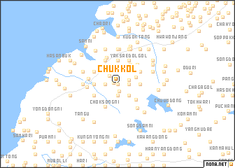map of Chuk-kol