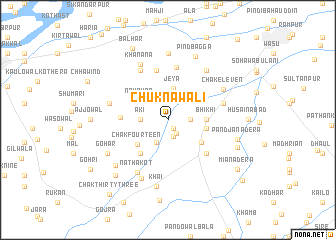 map of Chuknawāli