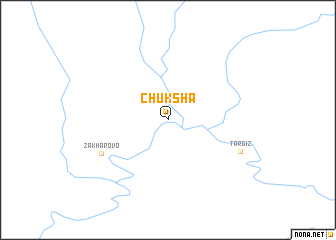 map of Chuksha