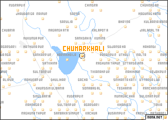 map of Chumarkhāli