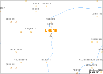 map of Chuma
