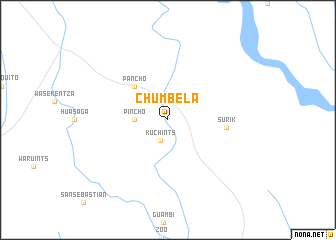map of Chumbela