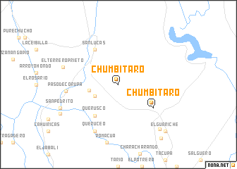 map of Chumbítaro