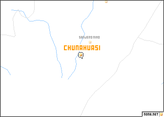 map of Chuña Huasi