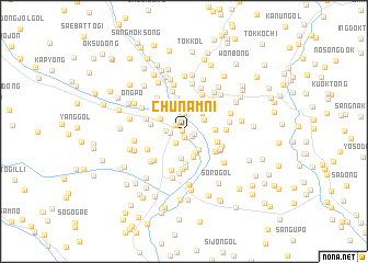 map of Chunam-ni