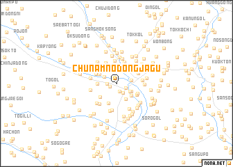 map of Chunam-nodongjagu