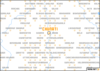 map of Chunāti